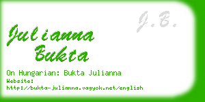 julianna bukta business card